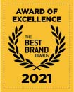 The Best Brand Awards 2021 Asia & Oceania Award of Excellence.